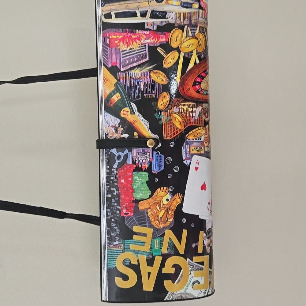 Lutci Y2K Hard Shell "Las Vegas" Themed Shoulder Strap Clutch Bag - Picture 4 of 16